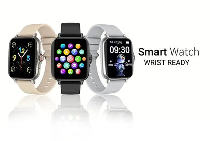 2024 Smart Watch with Bluetooth Call, Blood Oxygen & Pressure Monitoring | 1.44" Color Screen, For Women & Men