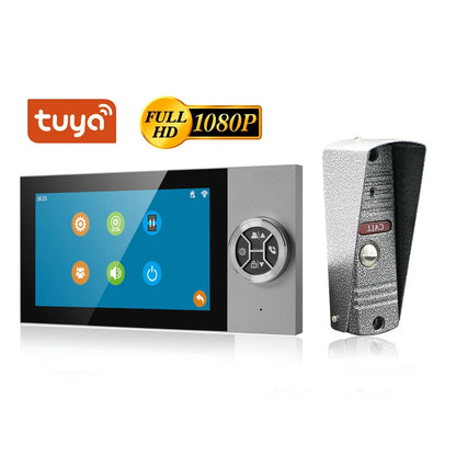 7-Inch IPS Screen Tuya WiFi Video Doorphone – Remote Control, 120° Wide Angle, Home Security Door Viewer with Intercom