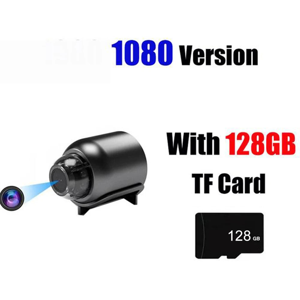 WiFi Wireless Mini Camera with Night Vision, HD 1080P, Motion Detection & Video Voice Recorder