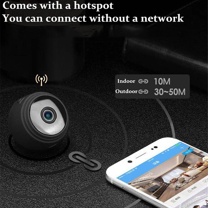 A9 Mini Camera 1080P HD – WiFi Wireless Video Recorder, Intelligent Home Security Cam for Infants and Pets