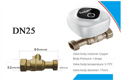 eWelink WiFi Smart Valve Water Gas Shutoff Automated Ball Valve DN15/DN20/DN25 Wireless Control for Alexa, Google, Alice