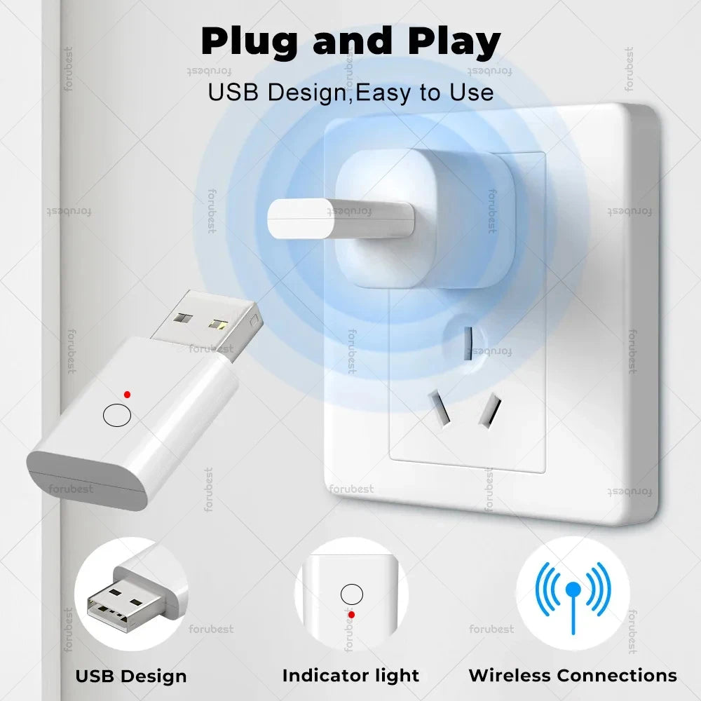 Mini ZigBee 3.0 Signal Repeater USB Amplifier – Signal Extender for Tuya Smart Life Gateway