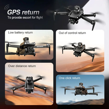 V198 GPS Drone For Xiaomi with 8K Professional HD Camera, 5G WiFi, Obstacle Avoidance, Optical Flow, Brushless, Foldable Quadcopter