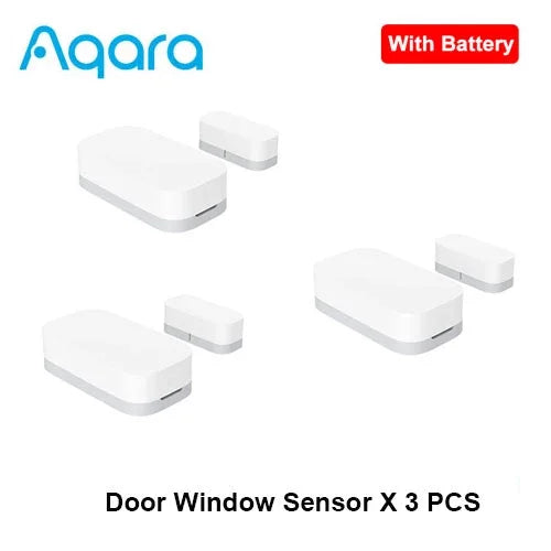 Aqara Mini Smart Door/Window Sensor | ZigBee Wireless, Apple HomeKit Compatible, Real-time Alerts