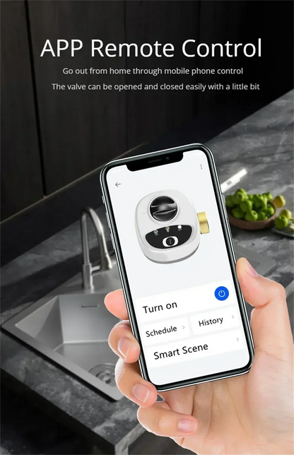 eWelink WiFi Smart Valve Water Gas Shutoff Automated Ball Valve DN15/DN20/DN25 Wireless Control for Alexa, Google, Alice