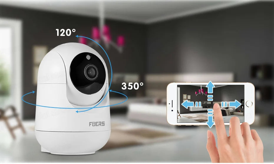 Fuers 4K 8MP IP Camera – Tuya Smart Home, WiFi Wireless, Automatic Tracking CCTV Security Baby Monitor