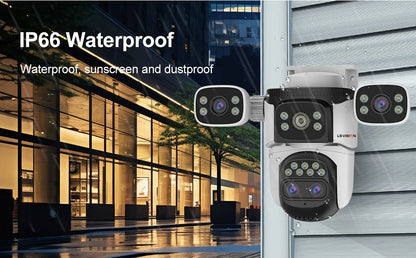 LS VISION 20MP Outdoor WiFi6 PTZ Camera with 10X Zoom, 720° Auto Tracking, IP66 Waterproof