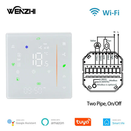 Zigbee/WiFi Smart Air Conditioning Thermostat for Home Cooling/Heating Control