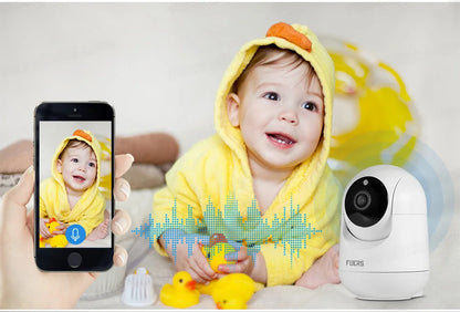 Fuers 4K 8MP IP Camera – Tuya Smart Home, WiFi Wireless, Automatic Tracking CCTV Security Baby Monitor