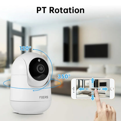 Fuers 4K 8MP IP Camera – Tuya Smart Home, WiFi Wireless, Automatic Tracking CCTV Security Baby Monitor