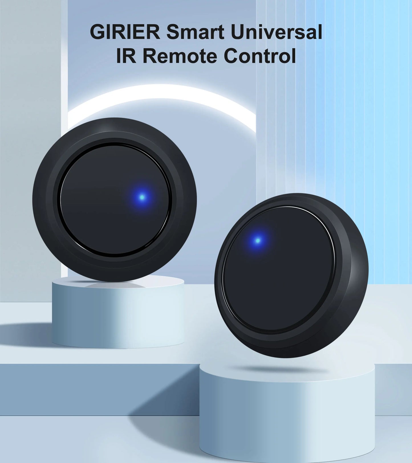 GIRIER Tuya Smart IR Remote Controller – Universal WiFi Infrared Blaster for AC, TV, DVD, STB, Works with Alexa & Google Home