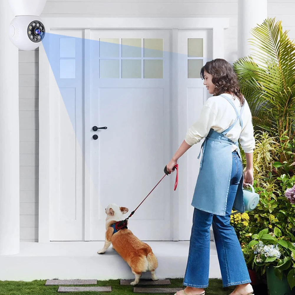 High Resolution Security Camera with 2-Way Talk and Motion Detection for Home, Baby, and Pet Monitoring