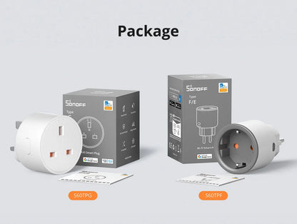 SONOFF iPlug S60 EU/UK Wi-Fi Smart Socket Overload Protection Timer Smart Scene Remote Control via eWeLink Alexa Google IFTTT