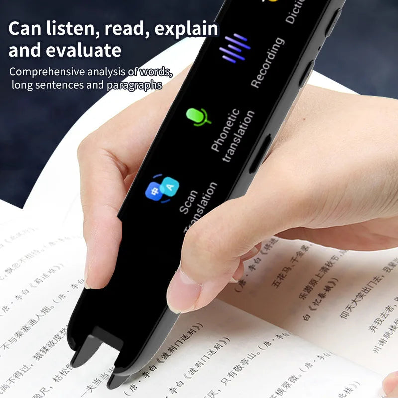 Offline Translation Pen for Teacher-Student Dictionary, English Intelligent Scanning Point Reading, 123 Languages Translator Pen