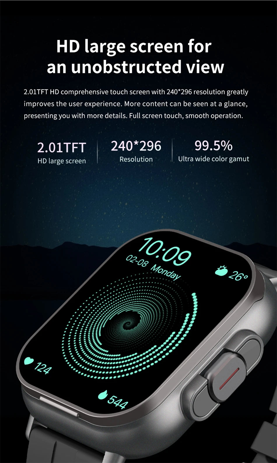 2024 2-in-1 Smart Watch with Earphone | Bluetooth Call, GPS, Heart Rate Monitor & Music Playback