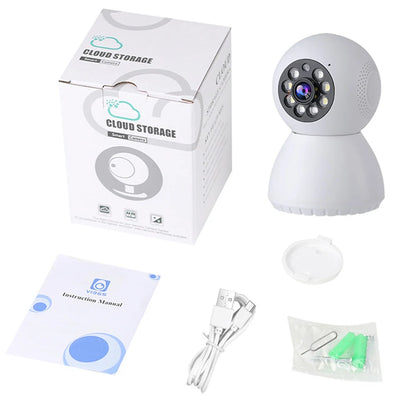 High Resolution Security Camera with 2-Way Talk and Motion Detection for Home, Baby, and Pet Monitoring