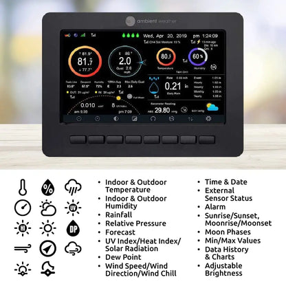 WS-2000 Smart Weather Station with WiFi Remote Monitoring and Alerts