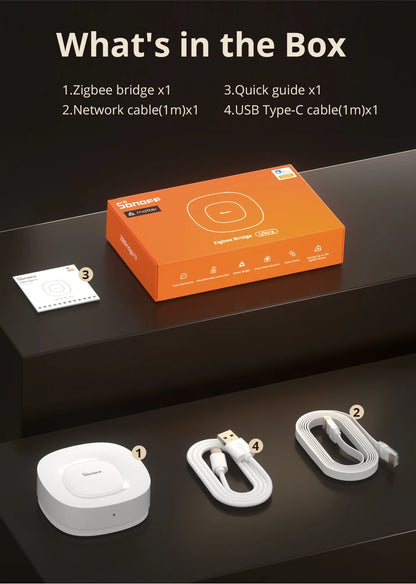 SONOFF ZBBridge-U Matter Zigbee Bridge – Ultra Smart Home Hub with Ethernet & OTA Upgrade