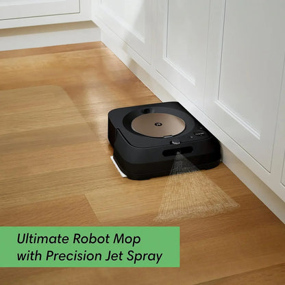 Braava Jet m6 (6012) Ultimate Robot Mop – Wi-Fi Connected, Precision Jet Spray, Smart Mapping, Works with Alexa, Ideal for Multiple Surfaces