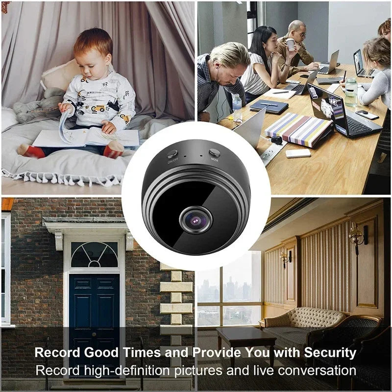 A9 Mini Camera 1080P HD – WiFi Wireless Video Recorder, Intelligent Home Security Cam for Infants and Pets