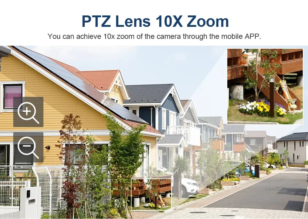 LS VISION 20MP Outdoor WiFi6 PTZ Camera with 10X Zoom, 720° Auto Tracking, IP66 Waterproof