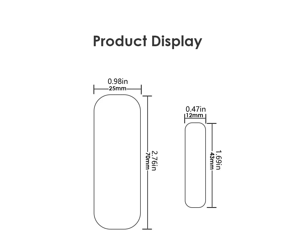 Tuya WiFi Smart Door Sensor – Door Open/Closed Detectors, Smart Home Security Protection Alarm System