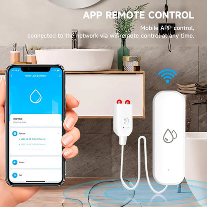 Tuya WiFi/ZigBee Water Sensor – Leakage Alarm, Flood Leak Detector for Smart Home Protection