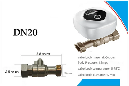 eWelink WiFi Smart Valve Water Gas Shutoff Automated Ball Valve DN15/DN20/DN25 Wireless Control for Alexa, Google, Alice