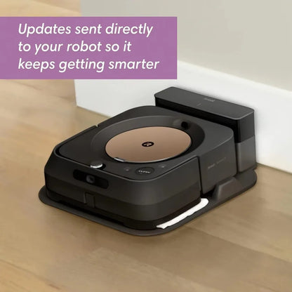 Braava Jet m6 (6012) Ultimate Robot Mop – Wi-Fi Connected, Precision Jet Spray, Smart Mapping, Works with Alexa, Ideal for Multiple Surfaces