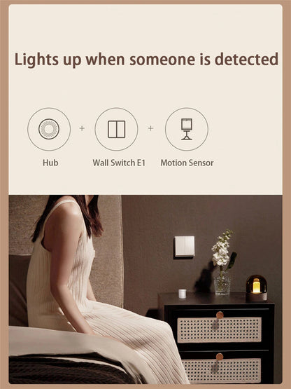 Aqara Smart Wall Switch E1 ZigBee 3.0 Smart Home Wireless Key Light Switch with Fire Wire