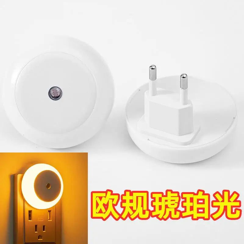 Xiaomi LED Night Light Smart Sensor Plug-in Round Wall Lamp