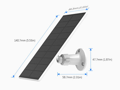 Techage 3MP Solar-Powered Wireless Security Camera – AI Human Detection & Two-Way Audio