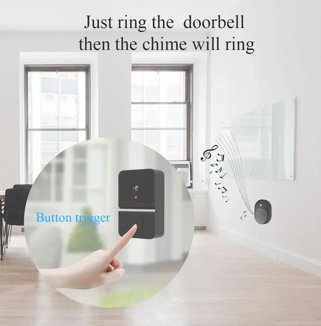 Xiaomi MIJIA Wireless Smart Doorbell with HD Camera and Night Vision