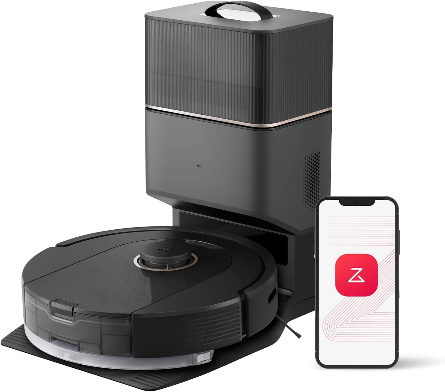 Q5 Pro+ Robot Vacuum and Mop, Self-Emptying with 5500 Pa Max Suction