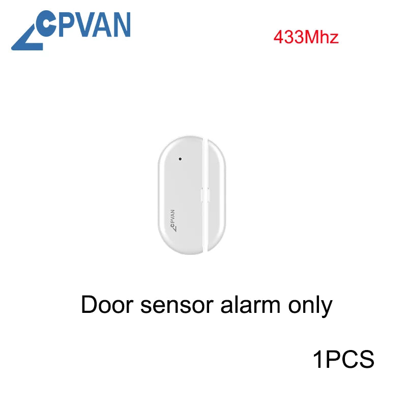 CPVAN Motion Detector for Home Burglary Security Protection – Wireless Motion Sensor with Door Sensor Alarm and Remote Control