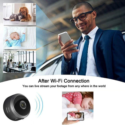 A9 Mini Camera 1080P HD – WiFi Wireless Video Recorder, Intelligent Home Security Cam for Infants and Pets