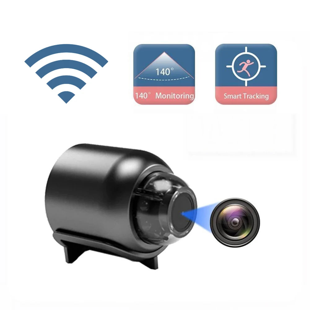 WiFi Wireless Mini Camera with Night Vision, HD 1080P, Motion Detection & Video Voice Recorder